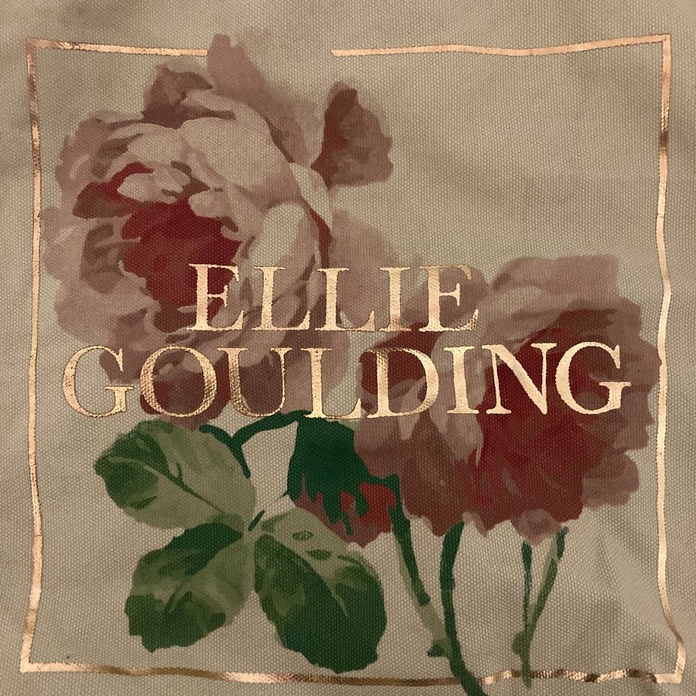 ELLIE GOULDING Canvas Tote Bag - Rose - Authentic